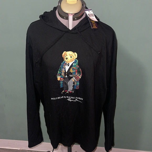 Polo Ralph Lauren Other - Polo ralph lauren bear hoodie Size L